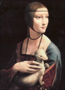 Leonardo da Vinci (Lady with Ermine)